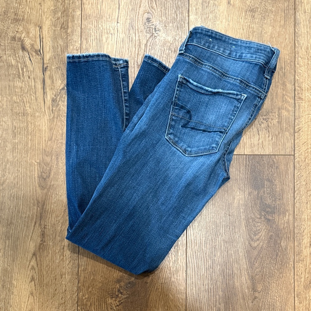 American Eagle Outfitters Dark Blue Skinny Jeans